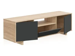 Mesa de TV Lino Roble Canadian - Antracita^duehome Discount