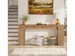 Discount Mesa do Console 160 x 29,5 x 85 cm, Mesa Auxiliar, Mesa de Corredor, Mesa Baixa para Pequenos Espaços Consola