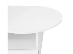 Outlet Mesa de centro com gavetas e compartimento aberto - tampo em forma de nuvem - Mesa De Centro