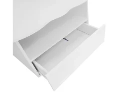 Outlet Mesa de centro com gavetas e compartimento aberto - tampo em forma de nuvem - Mesa De Centro