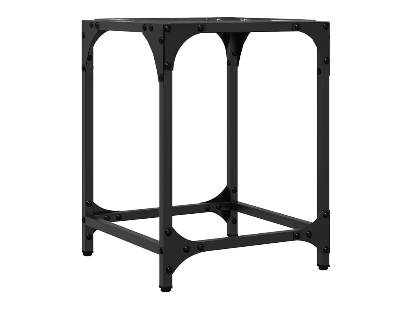 Best Mesas de centro c/ topo vidro 2 pcs 30x30x40cm aço Mesa De Centro
