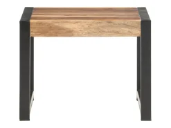 vidaxl Mesa De Centro*Mesas de encastrar 3 pcs madeira maciça Natural claro