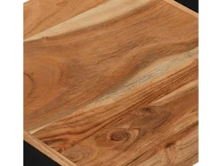 vidaxl Mesa De Centro*Mesas de encastrar 3 pcs madeira maciça Natural claro