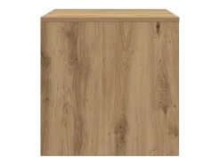 vidaxl Mesa De Centro*Mesas de encastrar 3pcs derivados de madeira carvalho artisiano Natural claro