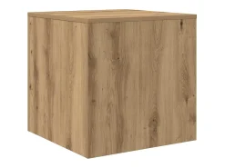 vidaxl Mesa De Centro*Mesas de encastrar 3pcs derivados de madeira carvalho artisiano Natural claro