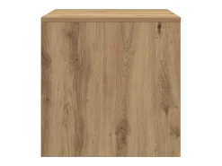 vidaxl Mesa De Centro*Mesas de encastrar 3pcs derivados de madeira carvalho artisiano Natural claro