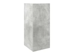 vidaxl Mesa De Apoio*Mesas laterais 2pcs c/ prateleira 110x50x103cm cimento Cinzento