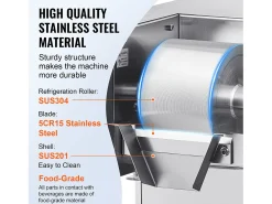 New Máquina de Gelo Comercial SucceBuy em Flocos de Neve, 80 kg/24 H em Aço Inoxidável Acessório Vinho E Bar