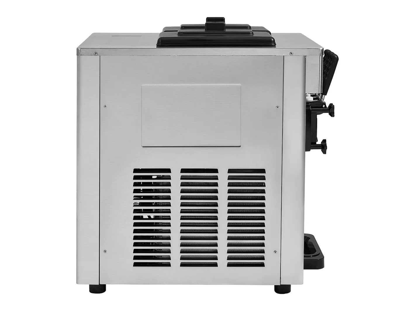 Discount Máquina de Sorvete SucceBuy, Aparelho de Gelo Italiano 3 Sabores 18-28 L/h, para Qualquer Aventura de Campismo Acessório Vinho E Bar