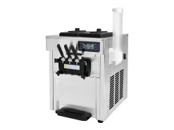 Discount Máquina de Sorvete SucceBuy, Aparelho de Gelo Italiano 3 Sabores 18-28 L/h, para Qualquer Aventura de Campismo Acessório Vinho E Bar