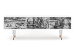 Móvel De Tv*Mueble de TV - 170х59х48 cm - T4 - A Pond, Branco Bege