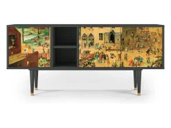Best Mueble de TV - 150х69х41 cm - T5 - Children Games, Antracite Móvel De Tv