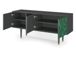 Best Mueble de TV - 150х69х41 cm - T5 - Emerald Forest, Antracite Móvel De Tv