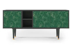 Best Mueble de TV - 150х69х41 cm - T5 - Emerald Forest, Antracite Móvel De Tv