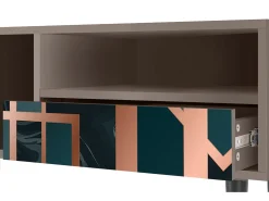Móvel De Tv*Mueble de TV - 115х59х48 cm - T3 - Emerald Metro, Latte Bege