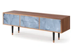 Móvel De Tv*Mueble de TV - 170х59х48 cm - T4 - Feather Ice, Nogueira Castanho