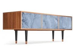Móvel De Tv*Mueble de TV - 170х59х48 cm - T4 - Feather Ice, Nogueira Castanho