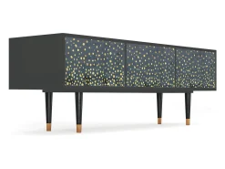 Móvel De Tv*Mueble de TV - 170х59х48 cm - T4 - Foggy Lights, Antracite Cinza antracite