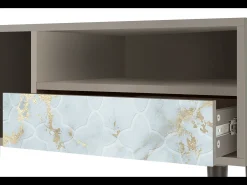Móvel De Tv*Mueble de TV - 115х59х48 cm - T3 - Golden Waves, Areia Bege