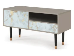 Móvel De Tv*Mueble de TV - 115х59х48 cm - T3 - Golden Waves, Areia Bege