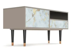 Móvel De Tv*Mueble de TV - 115х59х48 cm - T3 - Golden Waves, Areia Bege