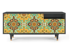 Best Mueble de TV - 125х56х41 cm - T7 - Indian Spices, Antracite Móvel De Tv
