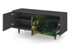 Best Mueble de TV - 125х56х41 cm - T7 - Jalais Hill by Pissarro, Antracite Móvel De Tv