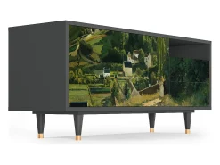 Best Mueble de TV - 125х56х41 cm - T7 - Jalais Hill by Pissarro, Antracite Móvel De Tv