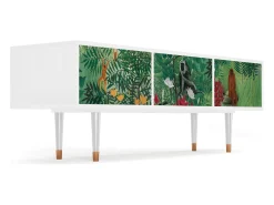 Móvel De Tv*Mueble de TV - 170х59х48 cm - T4 - Jungles in Paris, Branco Bege