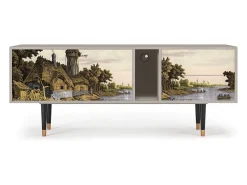 Móvel De Tv*Mueble de TV - 170х69х48 cm - T1 - Mill along a River, Areia Bege