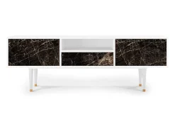 Móvel De Tv*Mueble de TV - 170х59х41 cm - T6 - Night Abyss, Branco Bege