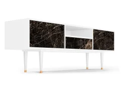 Móvel De Tv*Mueble de TV - 170х59х41 cm - T6 - Night Abyss, Branco Bege