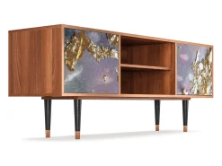 Móvel De Tv*Mueble de TV - 170х69х48 cm - T2 - Planet Earth, Nogueira Castanho