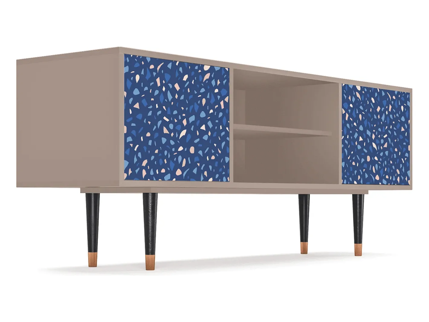 Móvel De Tv*Mueble de TV - 170х69х48 cm - T2 - Soap Whirpool, Latte Bege