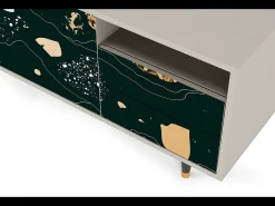 Móvel De Tv*Mueble de TV - 125х56х41 cm - T7 - Space Rocks, Areia Bege