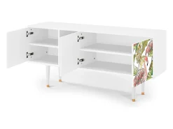 Móvel De Tv*Mueble de TV - 150х69х41 cm - T5 - Sweet Flamingo, Branco Bege