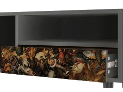 Best Mueble de TV - 115х59х48 cm - T3 - The Fall, Antracite Móvel De Tv