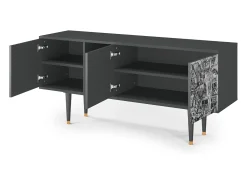 Best Mueble de TV - 150х69х41 cm - T5 - The Festival of Saint, Antracite Móvel De Tv