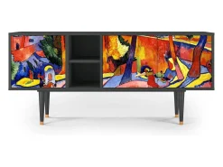 Best Mueble de TV - 150х69х41 cm - T5 - The Turning Road, Antracite Móvel De Tv