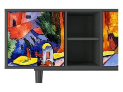 Best Mueble de TV - 150х69х41 cm - T5 - The Turning Road, Antracite Móvel De Tv