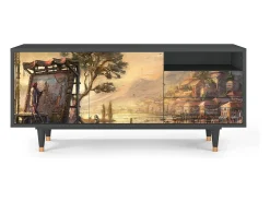 Best Mueble de TV - 125х56х41 cm - T7 - Venice, Antracite Móvel De Tv