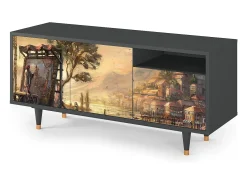 Best Mueble de TV - 125х56х41 cm - T7 - Venice, Antracite Móvel De Tv