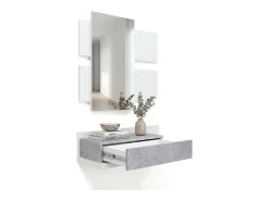 duehome Cabide De Pé*Mueble recibidor Milo Cinzento