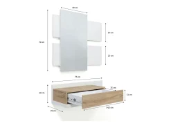 Mueble recibidor Milo*duehome Outlet