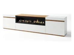 Discount Mueble TV Kavos Chimenea Móvel De Tv