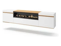 Mueble TV Kavos Wall con chimenea*duehome New