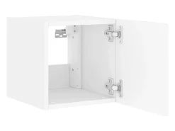 Best Móveis de parede para TV estante multimídia televisão aparador TV sala de jantar sala de estar quarto com luzes LED 2 peças 30,5 x 35 x 30 cm 02_0029095 Móvel De Tv