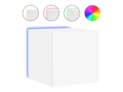Best Móveis de parede para TV estante multimídia televisão aparador TV sala de jantar sala de estar quarto com luzes LED 2 peças 30,5 x 35 x 30 cm 02_0029095 Móvel De Tv