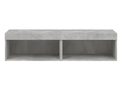 vidaxl Móvel De Tv*Móveis de TV com luzes LED 2 pcs 60x30x30 cm cimento Cinzento