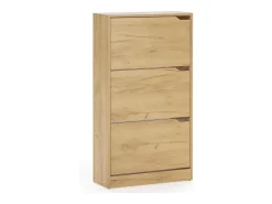 VS Venta-stock Móvel De Arrumação|Sapateira*Móveis para sapateira Angel 3 portas cor carvalho claro, para 18 pares Natural claro